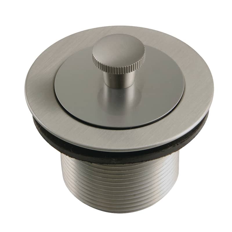 Trimscape Brass Lift and Turn Tub Drain - Brushed Nickel