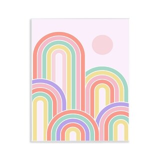 Stupell Pastel Rainbow Arches Wall Plaque Art Design By Dominique Vari ...