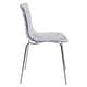preview thumbnail 21 of 36, LeisureMod Astor Plastic Chrome Base Dining Side Chair