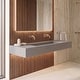 preview thumbnail 29 of 170, Pyramid Solid Surface Wall-Mounted Bathroom Sink