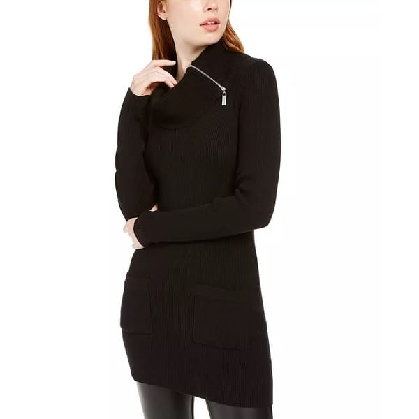 Bcx Juniors' Cowlneck Sweater Dress Red Size Large - Bed Bath & Beyond