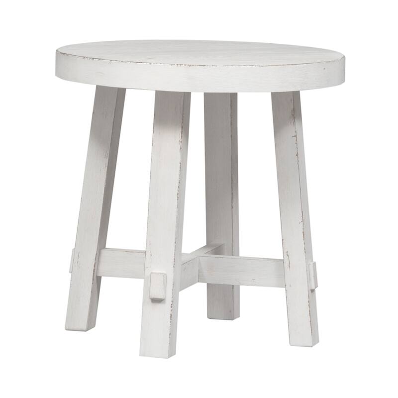 Modern Farmhouse Flea Market White Distressed 3 Piece Set