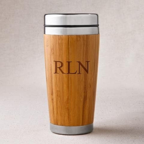 Personalized Bamboo Tumbler - Overstock - 12818320