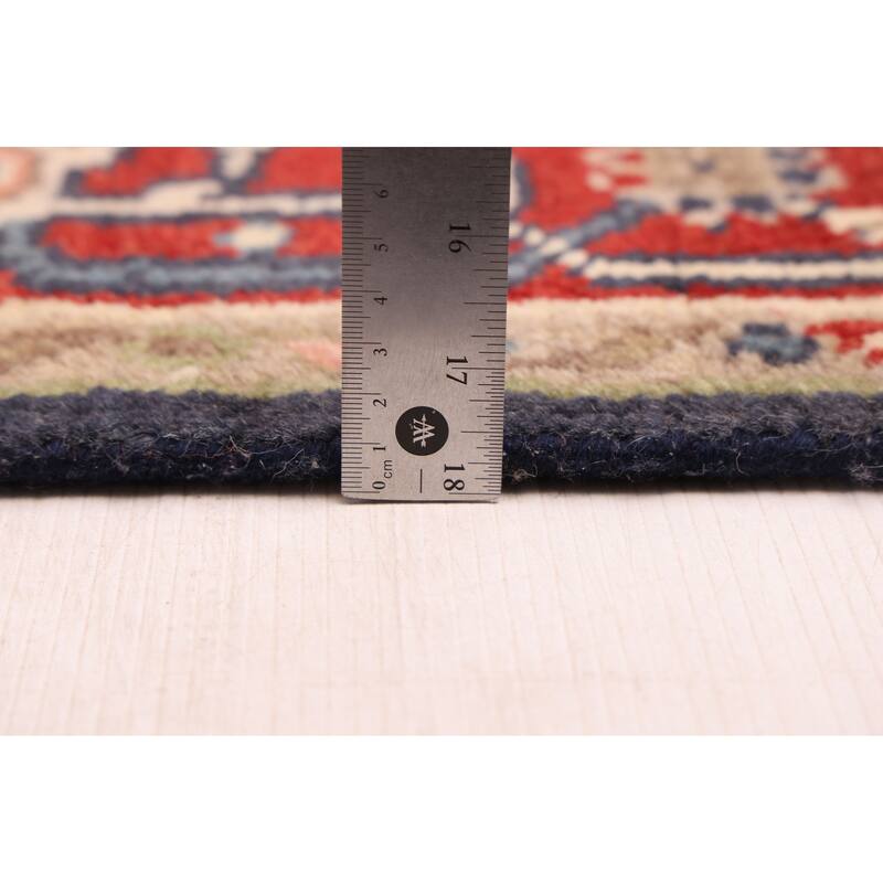 ECARPETGALLERY Hand-knotted Serapi Heritage Dark Navy Wool Rug - 4'0 x 5'10