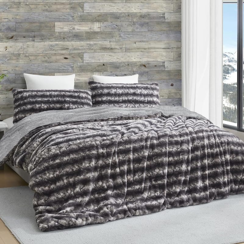 Coastal Storm - Coma Inducer® Oversized Duvet Cover Set - Earthtones