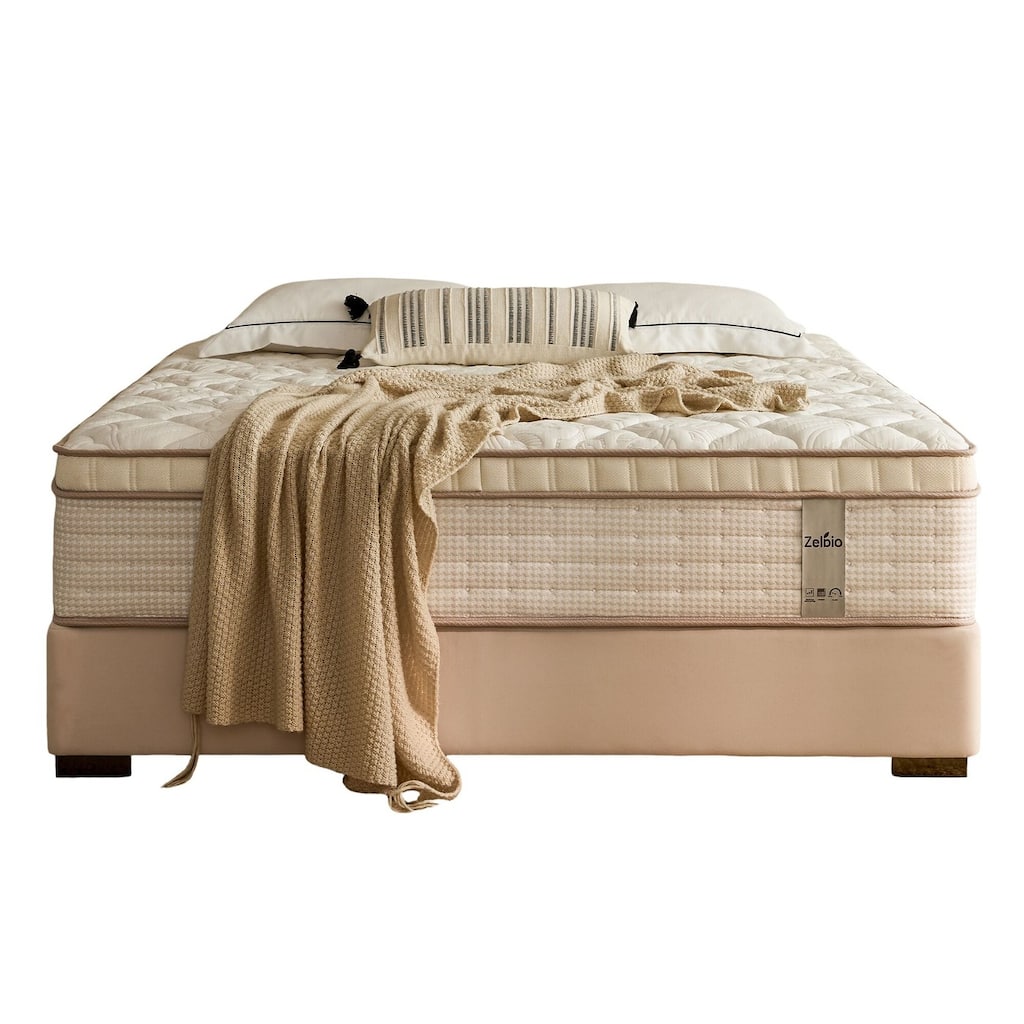 Modern 12 in. Medium Hybrid Gel Memory Foam Motion Isolation Mattress