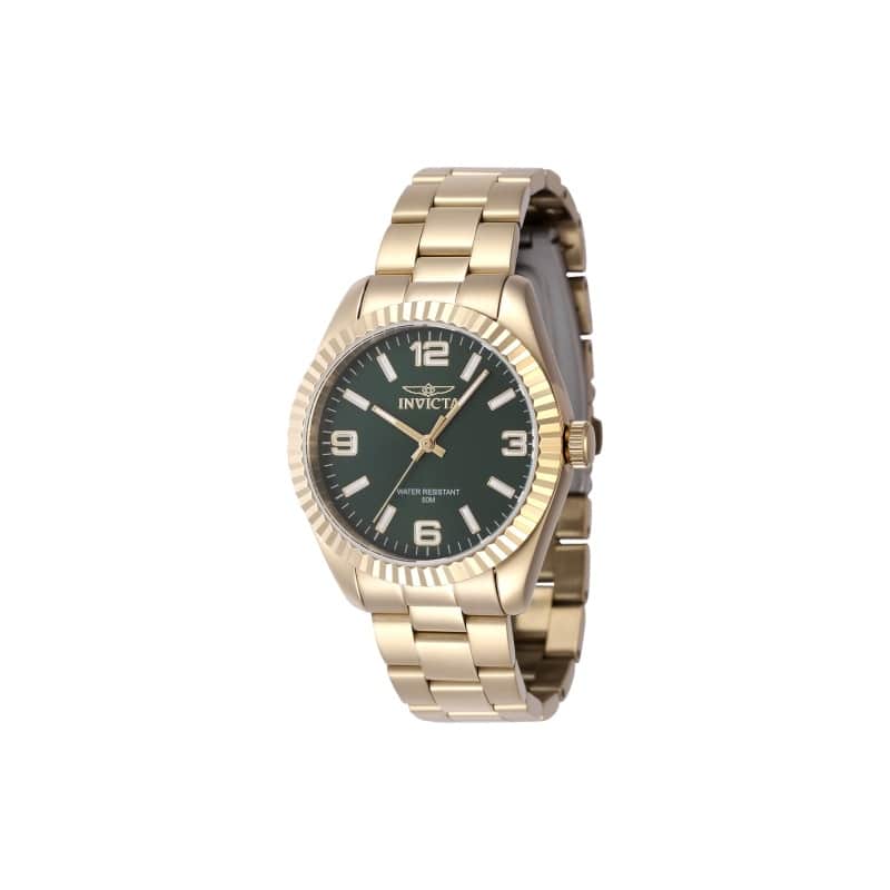 Invicta Women's 47474 Specialty Quartz 3 Hand Green Dial Watch