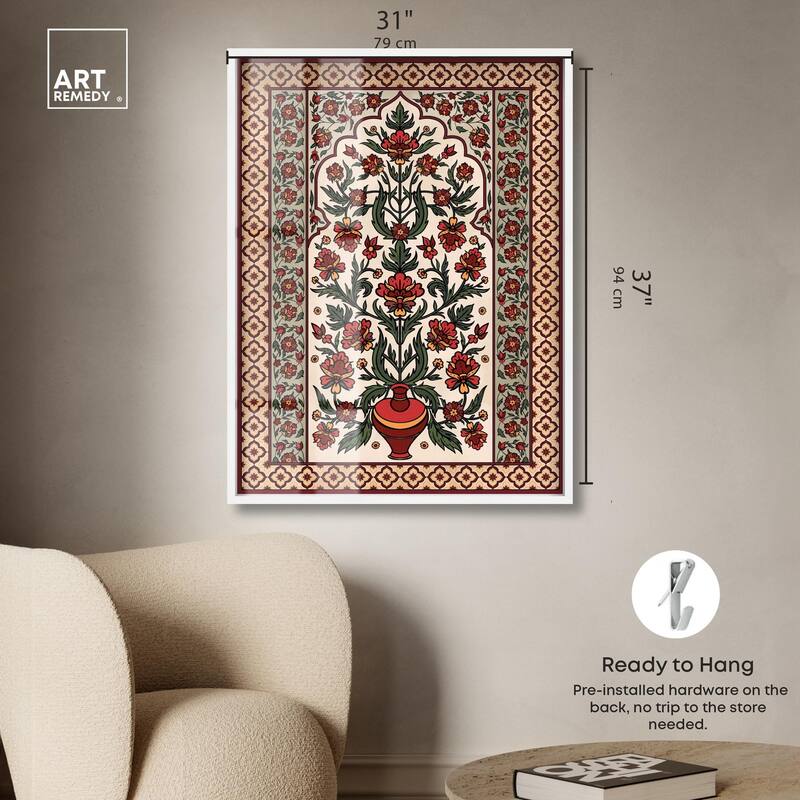 Royal Floral Mat Shadowbox by Art Remedy