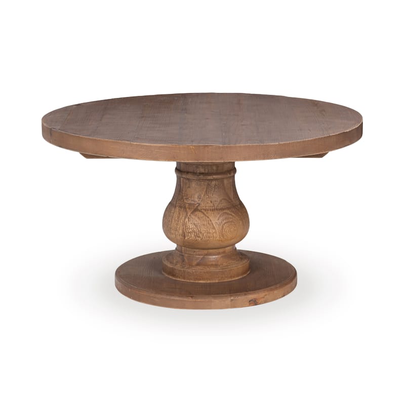 Carolina Reclaimed Wood Round Coffee Table by Kosas Home