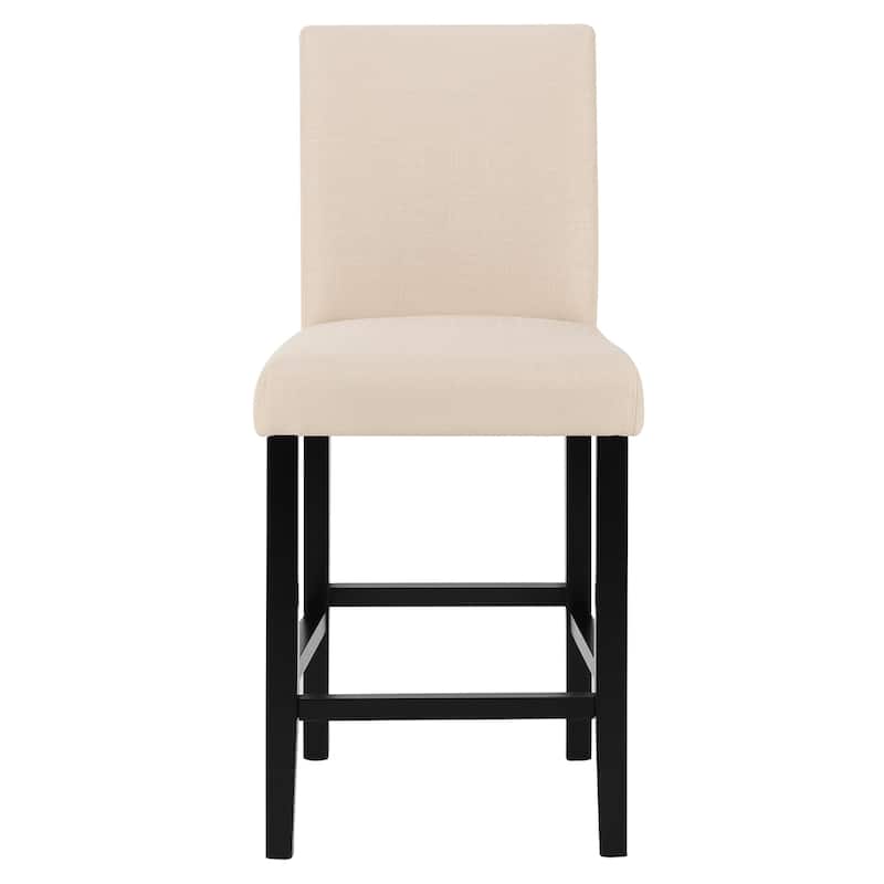24 Inches Counter Height Bar Stools with Back Set of 2