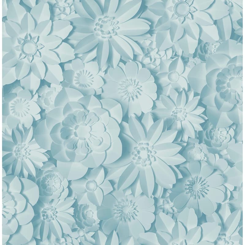Fine Decor Dacre Light Blue Floral Wallpaper