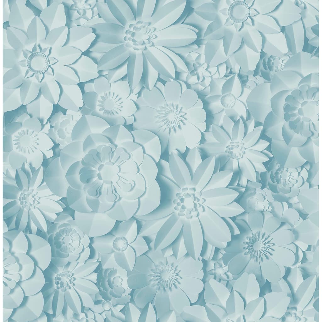 Fine Decor Dacre Light Blue Floral Wallpaper