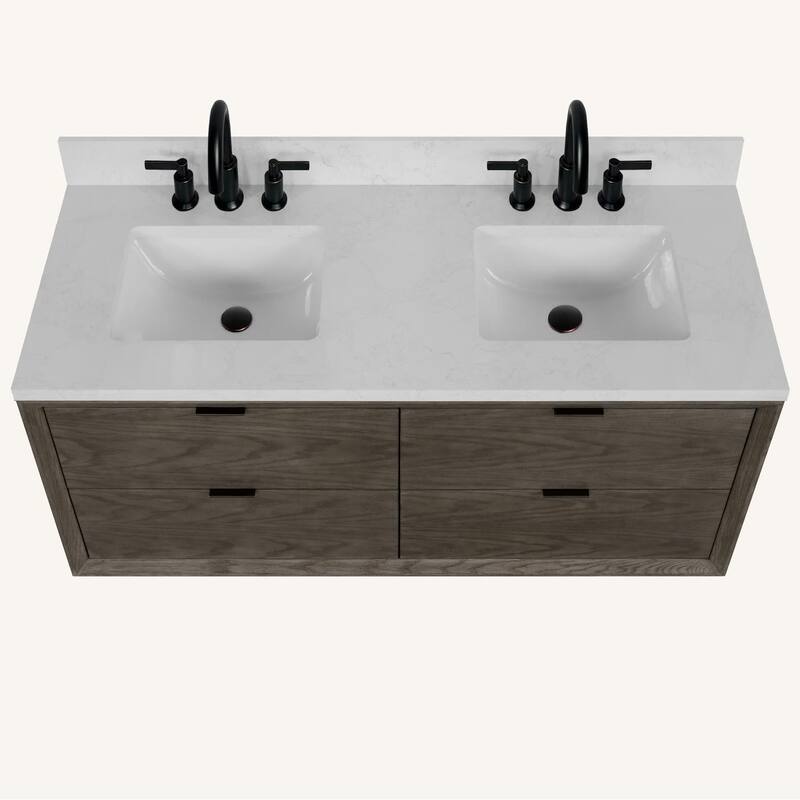 Legion Furniture WH25 Solid Wood Contemporary Bathroom Vanity with 1" thick Artificial top