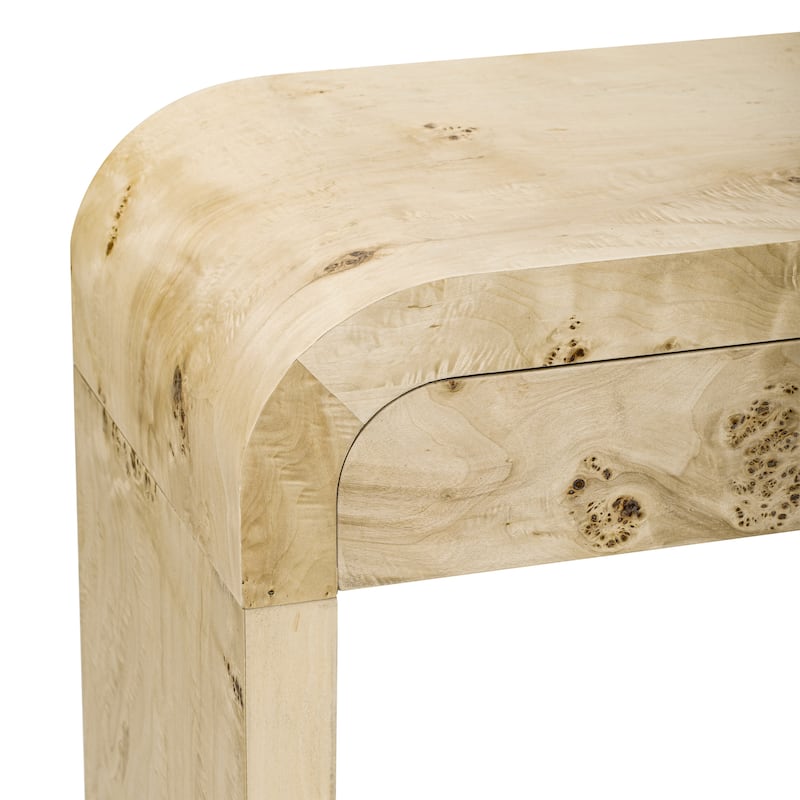 Round Corner Design Console Table Entryway Hallway Table Living Room Accent Table