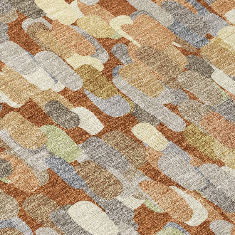 Machine Washable Indoor/ Outdoor Contemporary Drew Chantille Rug