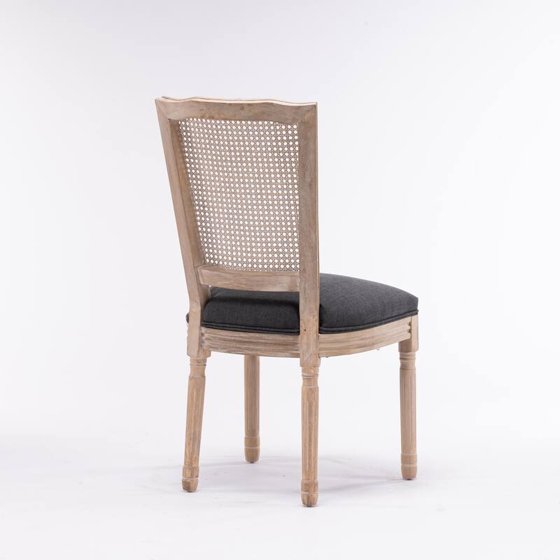 Modern Set of 2 Square Back Dining Chair