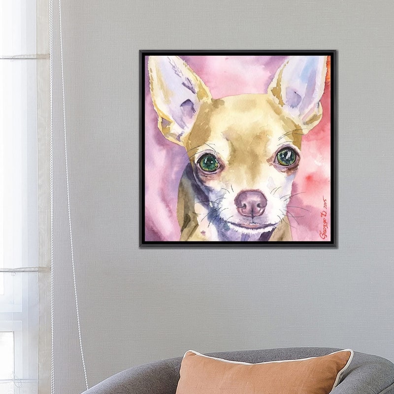 iCanvas "Chihuahua" by George Dyachenko Framed