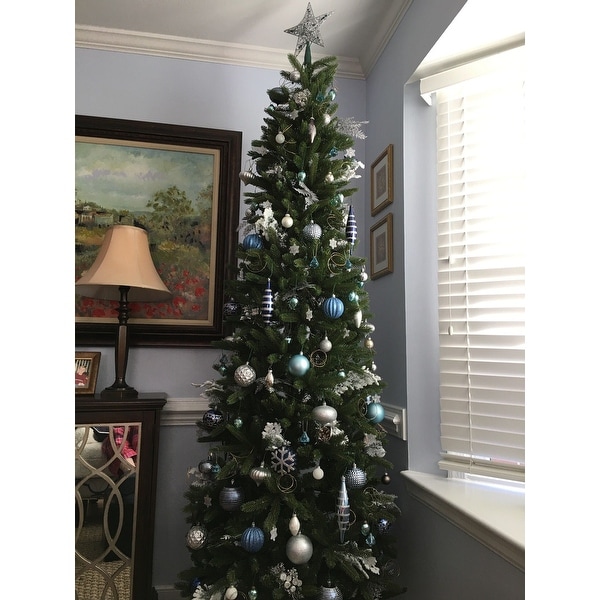 shop 75 ft grand fir pencil slim tree with clear lights on sale free shipping today overstockcom 10631532 - 75 Ft Slim Christmas Tree shop 75 ft grand fir pencil slim tree with clear lights on sale free shipping today overstockcom 10631532 - 75 Ft Slim Christmas Tree
