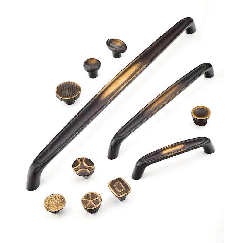 Schaub and Company Mountain 1-7/8" Rustic Oval Egg Solid Bronze