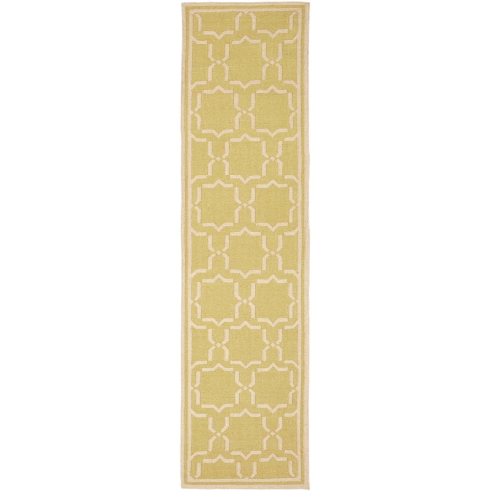 SAFAVIEH Handmade Flatweave Dhurries Everina Modern Moroccan Wool Rug