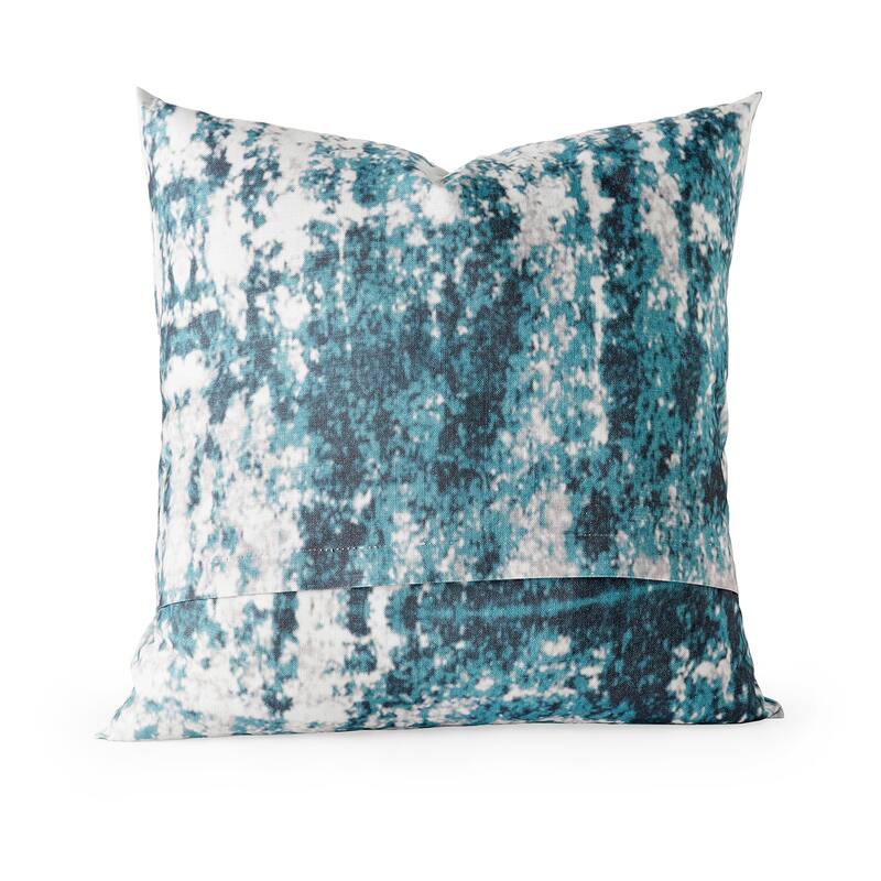 Exclusive Fabrics Printed Cotton Throw Pillow Covers 18 X 18 - Textured Decorative Pillow Covers (Set of 2)