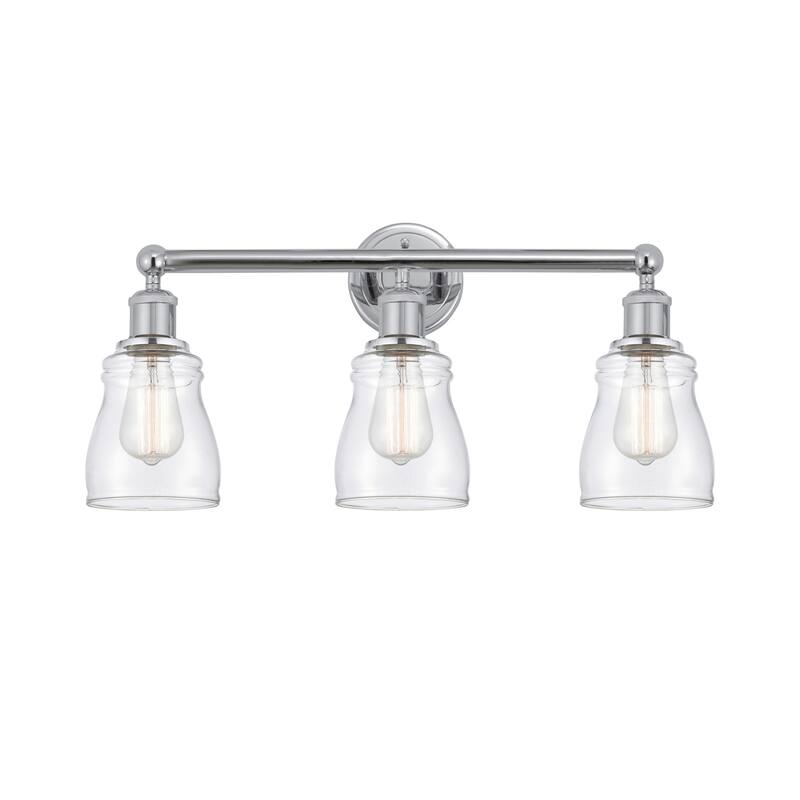 Innovations Lighting 616-3W-12-23 Ellery Vanity Ellery 3 Light 23" - Polished Chrome / Clear