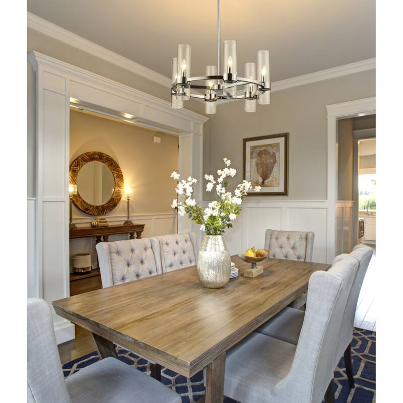 Bellevue ZCH66053 Conway 6 Light 26" Wide Taper Candle Style