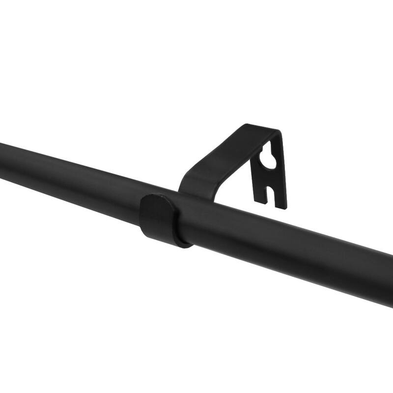 Lumi 5/8" Single Curtain Rod Set (3 Colors) -Acrylic Pumpkin finials