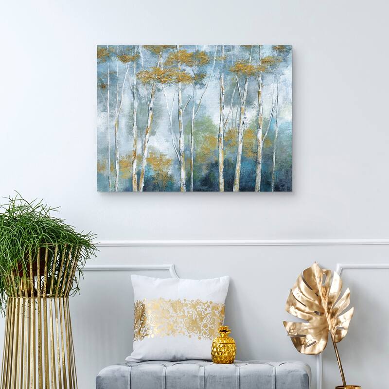 Indigo Forest by Nan Canvas Art Print