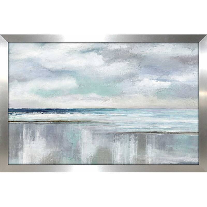 "Cyan Sunrise (Horizontal)" by Nan Print on Acrylic