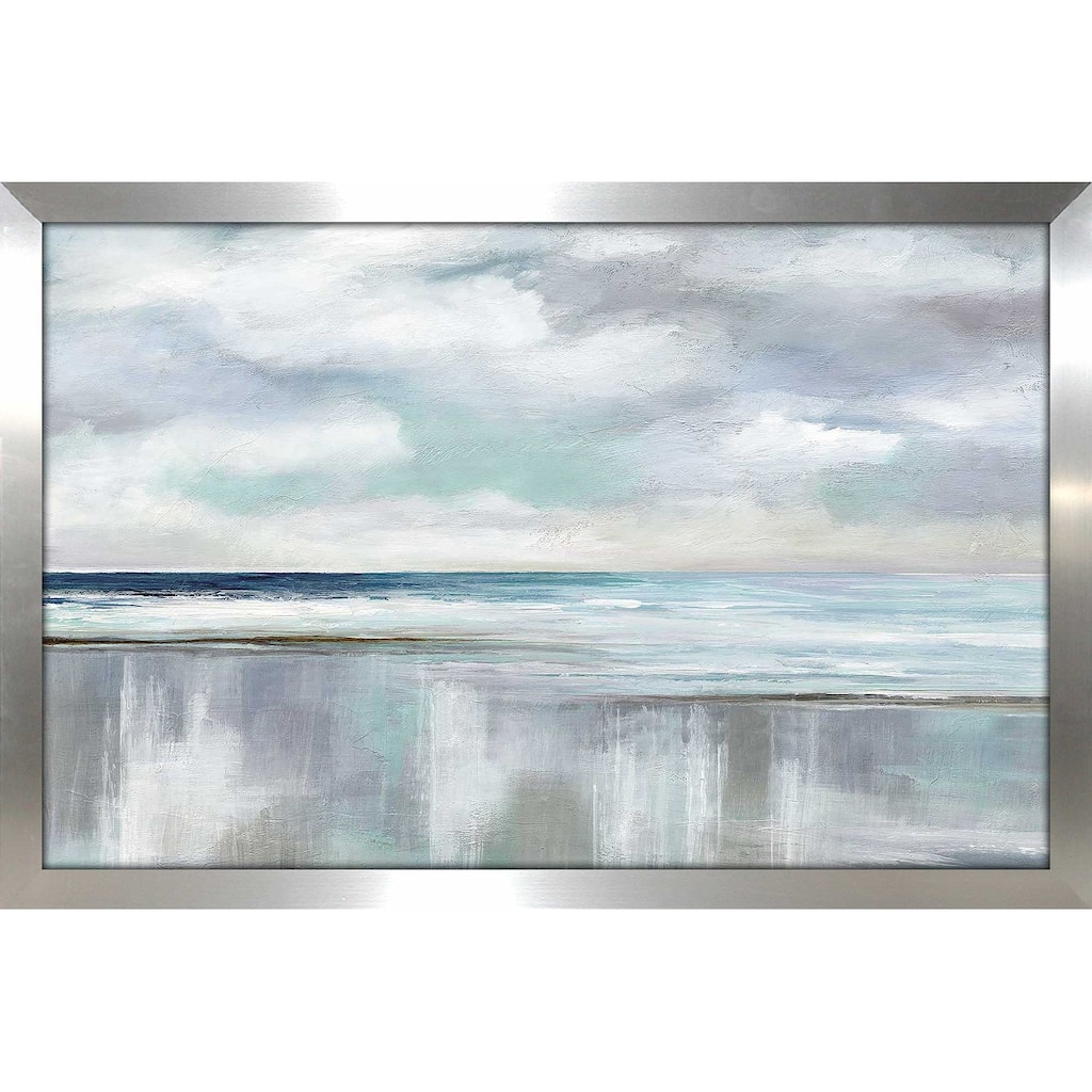 "Cyan Sunrise (Horizontal)" by Nan Print on Acrylic