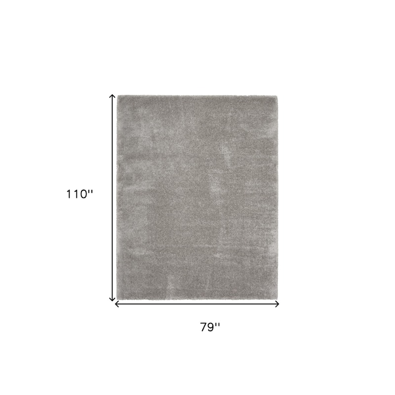 Hudus Power Loomed Stain Resistant Soft Area Rug By HomeRoots - 110' X '79' X '1.58