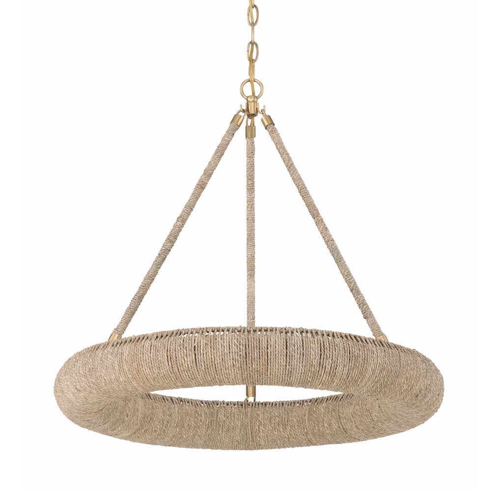 Crystorama Lighting Group OAK-7536 Oakley 6 Light 24" Wide LED Ring