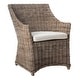 preview thumbnail 6 of 11, SAFAVIEH St. Thomas Wicker Washed Brown Wingback Arm Chair (Fully Assembled). - 26" W x 23" D x 34" H