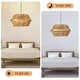 preview thumbnail 7 of 14, Handmade Hemp Rope Chandelier 5-Light Ceiling Hanging Light