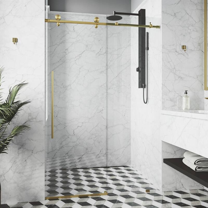 VIGO Elan E-Class Frameless Sliding Shower Door