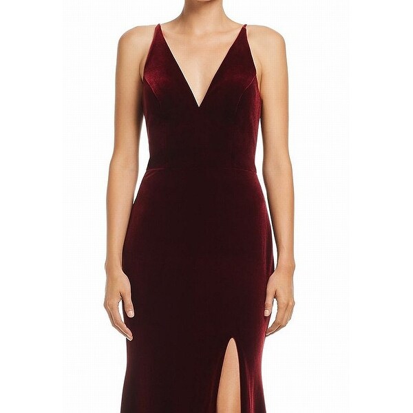 burgundy dress size 12