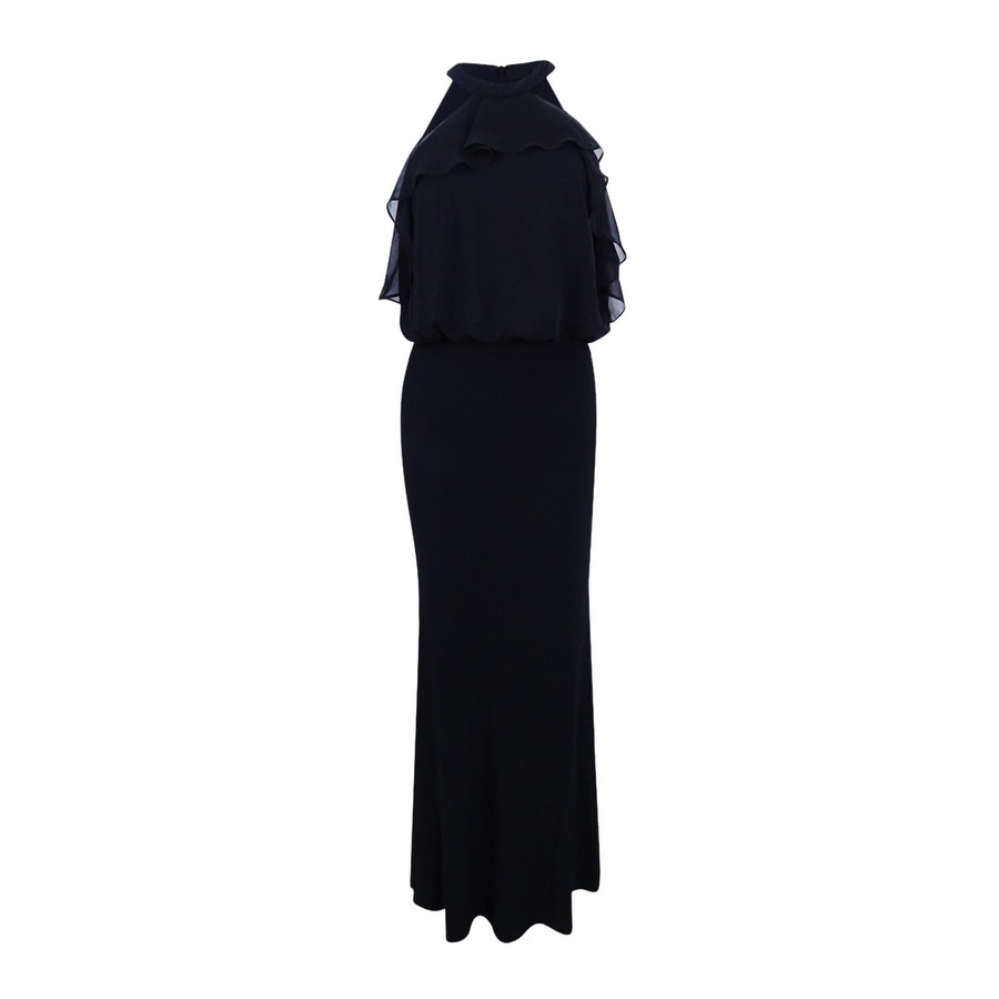 cold shoulder ball gown