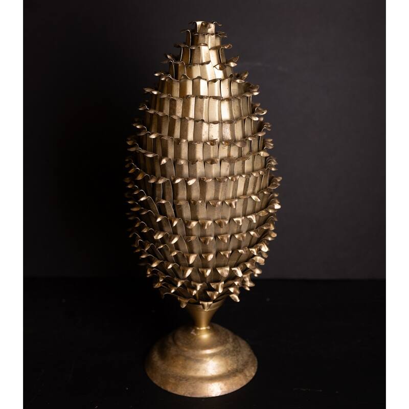 Tree Large Dia 6" Gold Crackle- ST - GOLD CRACKLE - GOLD CRACKLE