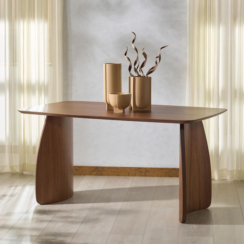 SAFAVIEH Couture Kayleen Rectangle Wood Dining Table - 59"W x 35"D x 30"H