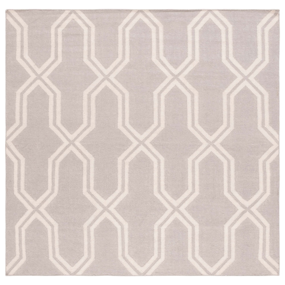 SAFAVIEH Hand-woven Moroccan Marissa Reversible Dhurrie Purple Wool Rug