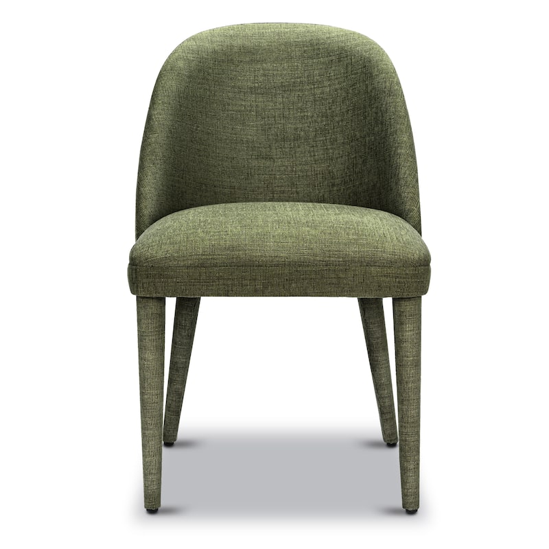 Poly and Bark Labin Dining Chair in Moss Green (Set of 2)