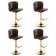 preview thumbnail 21 of 76, Upholstered Adjusatble Swivel Bar Stools Set of 2