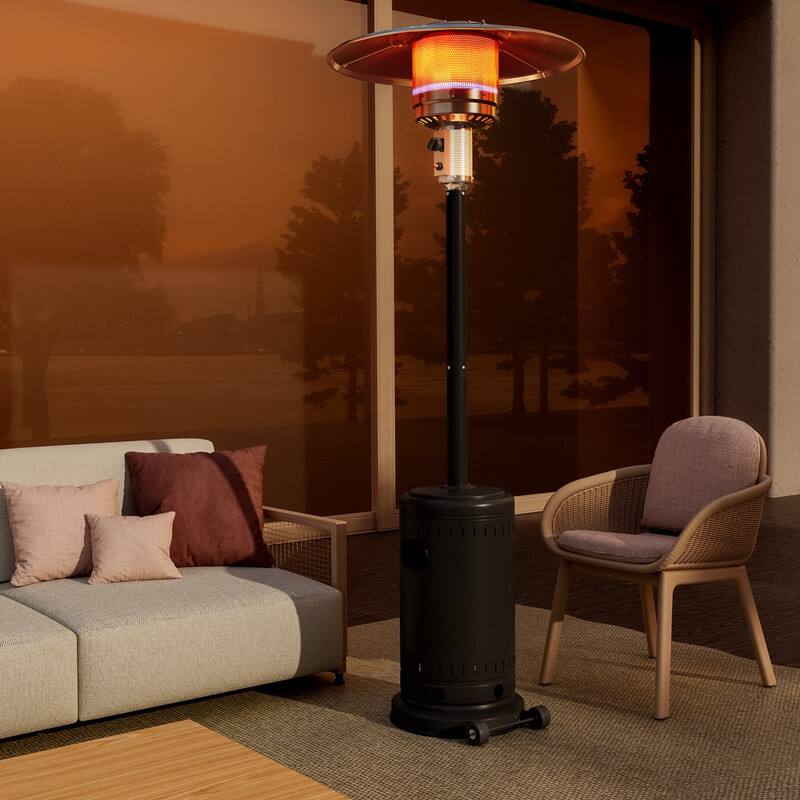 PAMAPIC 48000 BTU Outdoor Propane Patio Heater w/Cover