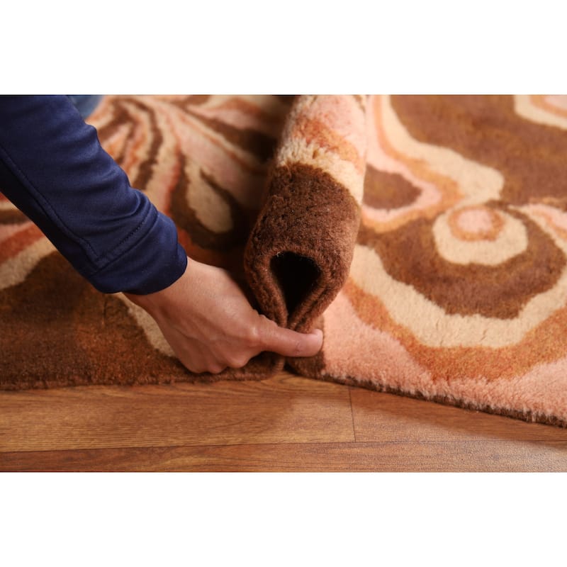 Traditional Kerman Persian Vintage Area Rug Handmade Wool Carpet - 3'2"x 5'3"