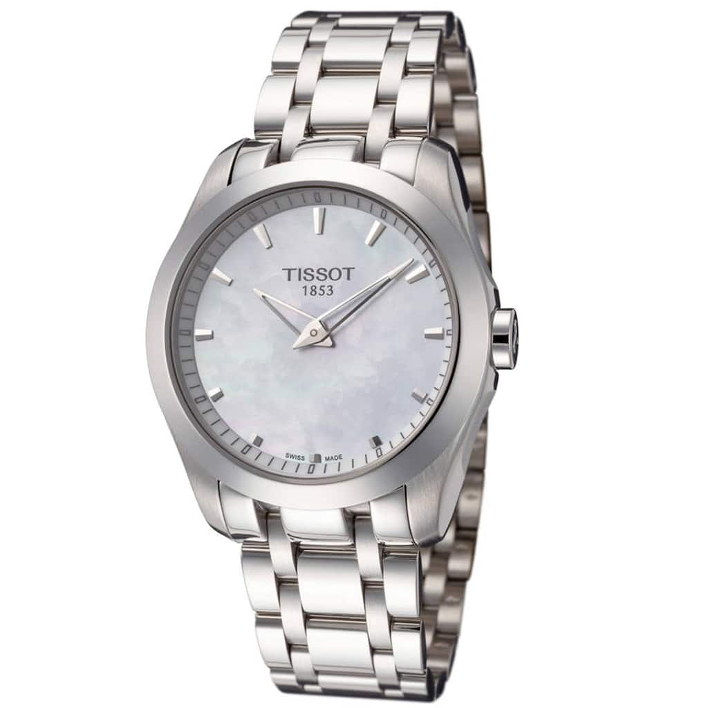 Tissot Women's Counturier Mother of pearl Dial Watch - T0352461111100 - Mother of pearl - 6 (36)