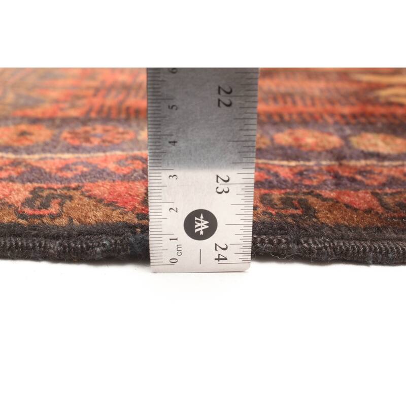 ECARPETGALLERY Hand-knotted Teimani Red Wool Rug - 2'10 x 4'0