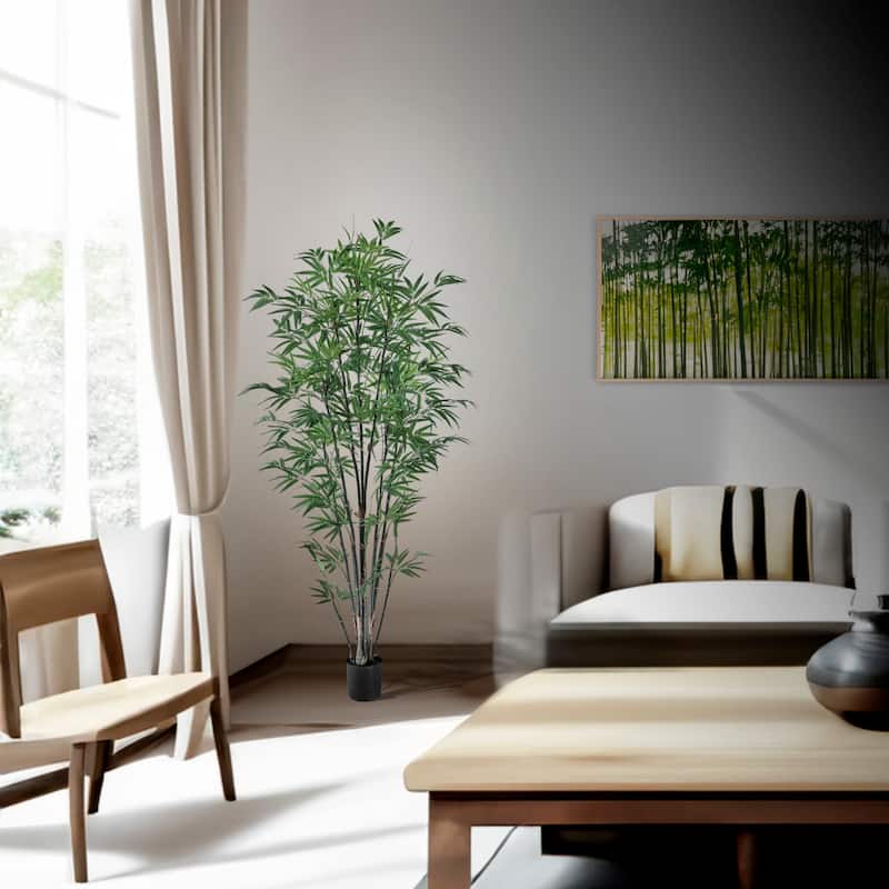 Potted Zen Bamboo Tree 6'