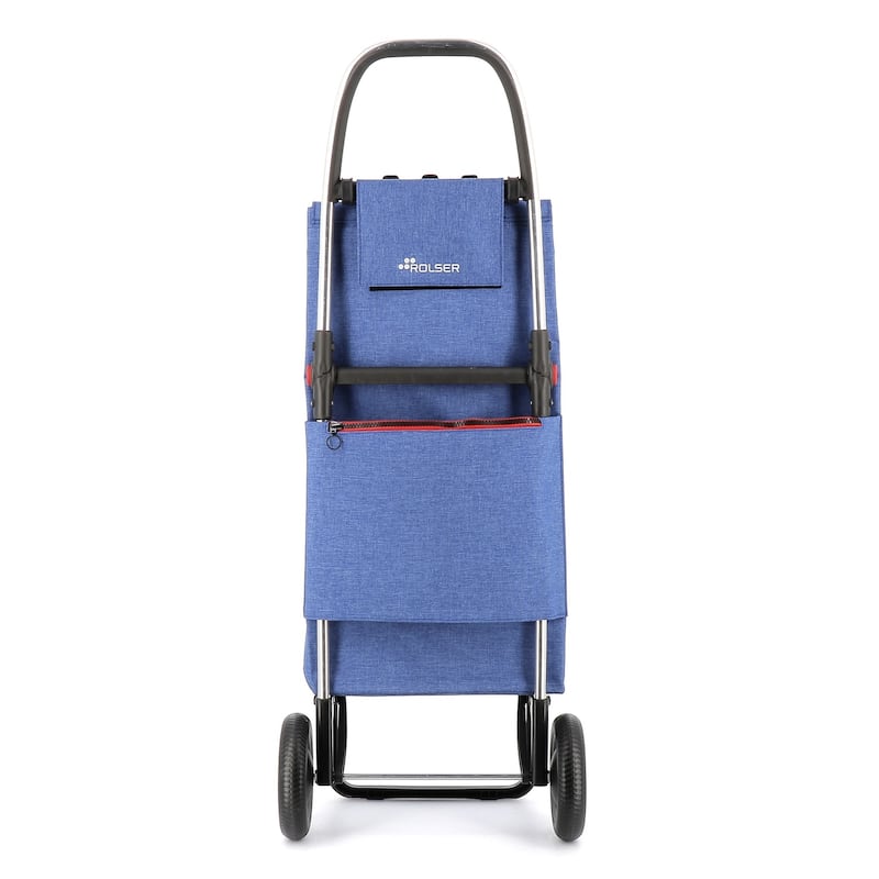 Shopping Trolley Rolser Wallaby Tweed 2 Wheel Foldable - 16.14 in.W x 12.6 in.D x 41.14 in.H