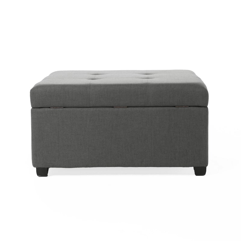 Carlsbad Tufted Square Storage Ottoman by Christopher Knight Home